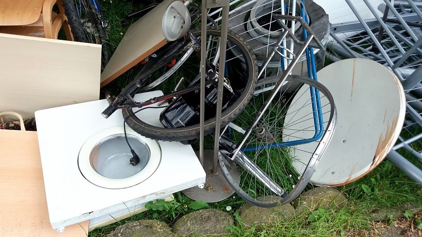 So sieht es an der Halleschen Stra&szlig;e aus...