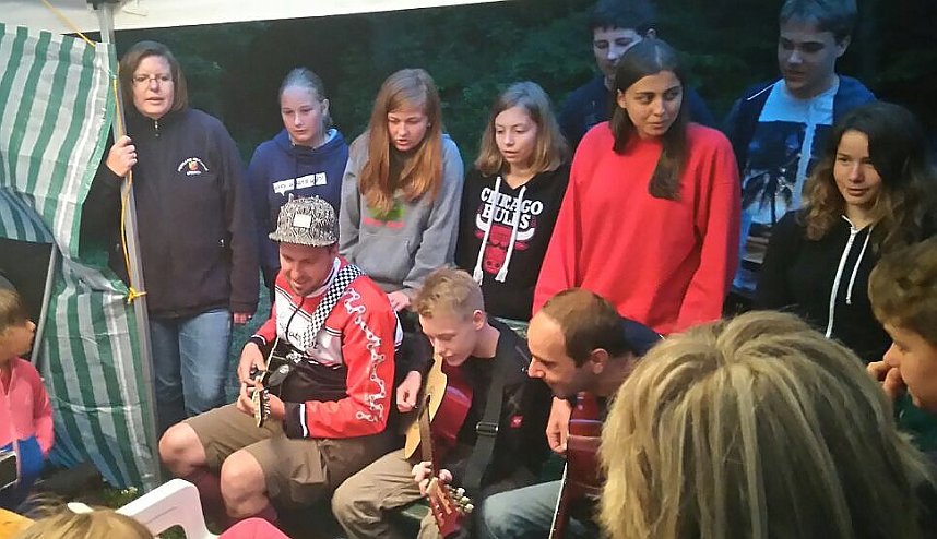 Zeltlager der Jugendfeuerwehren auf der Feuerkuppe