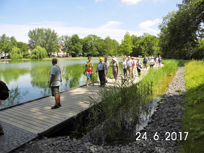 F&uuml;hrung durch das Parkgel&auml;nde