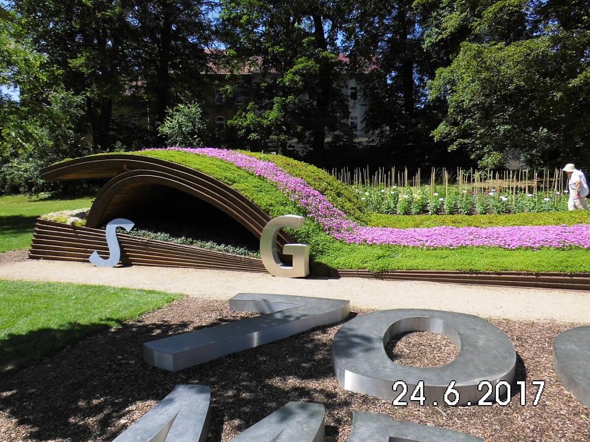 Blumenbeete als Buch