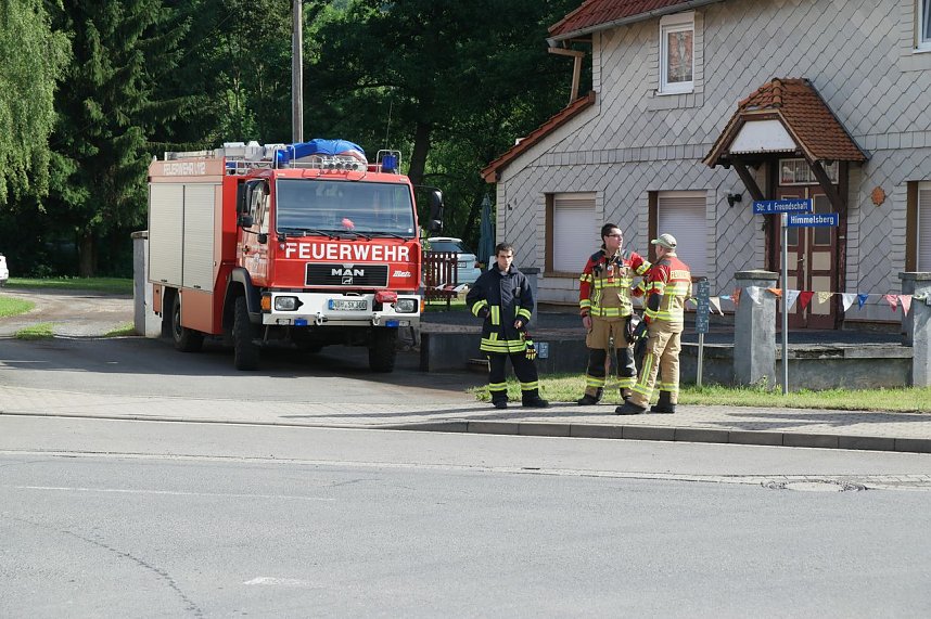 Letzte Vorbereitungen f&uuml;r den Festumzug