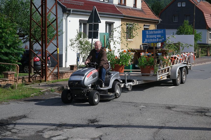 Letzte Vorbereitungen f&uuml;r den Festumzug