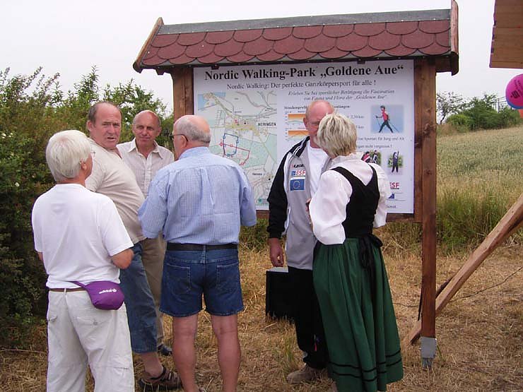 Walking in der Goldenen Aue