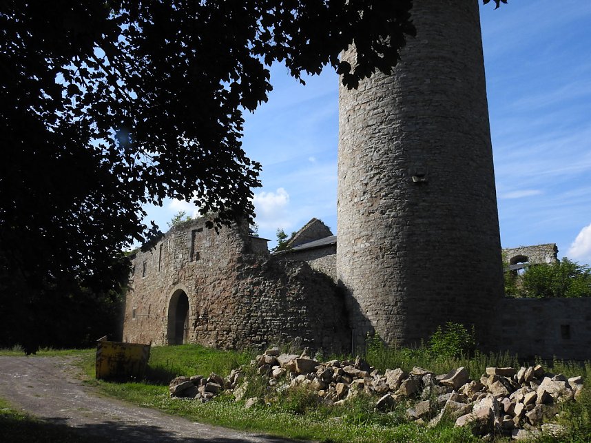 Peter Blei auf der Burg Strau&szlig;berg
