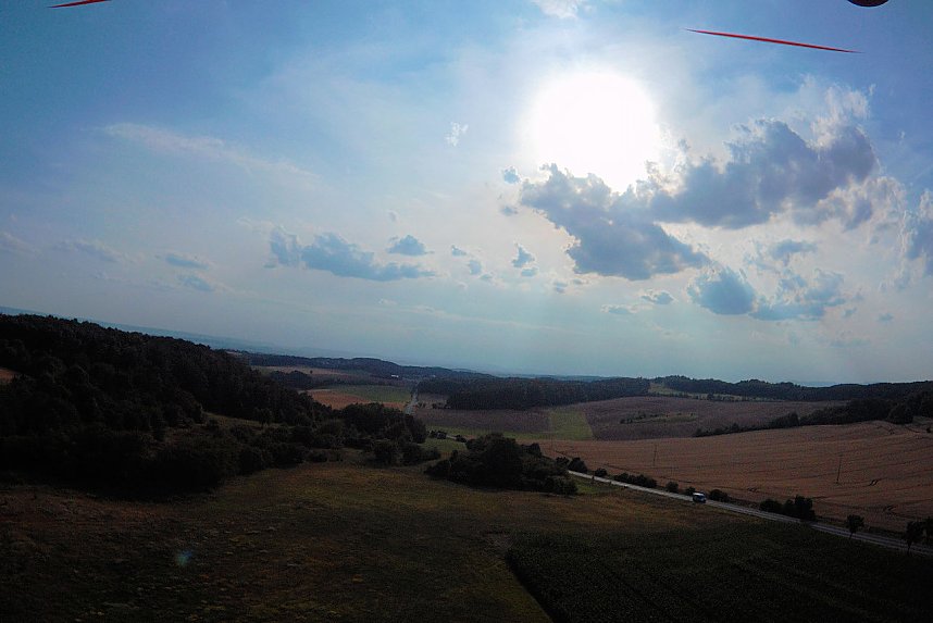 Am Boden und in der Luft