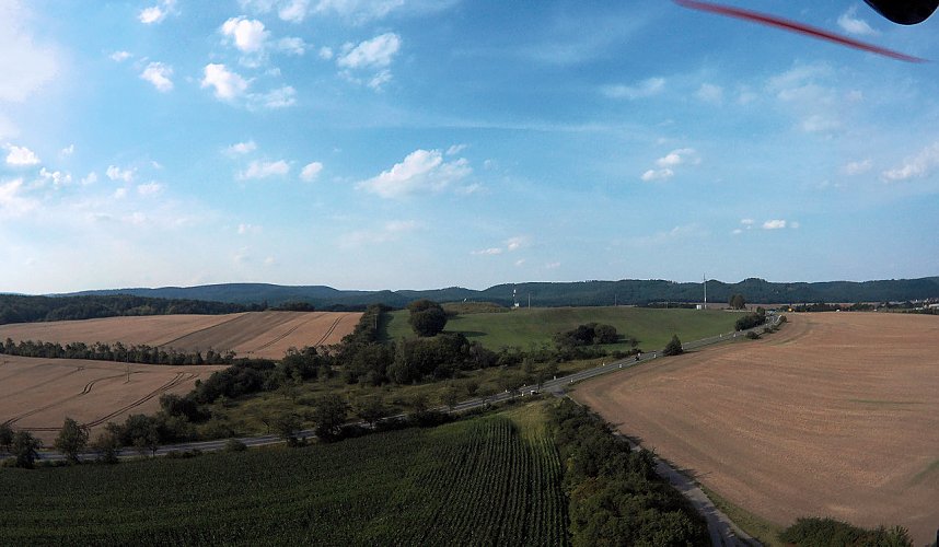 Am Boden und in der Luft