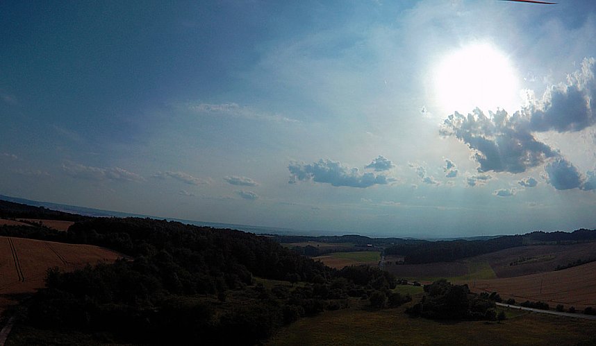 Am Boden und in der Luft