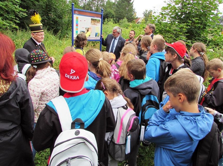 Infotafel an der Langen Wand