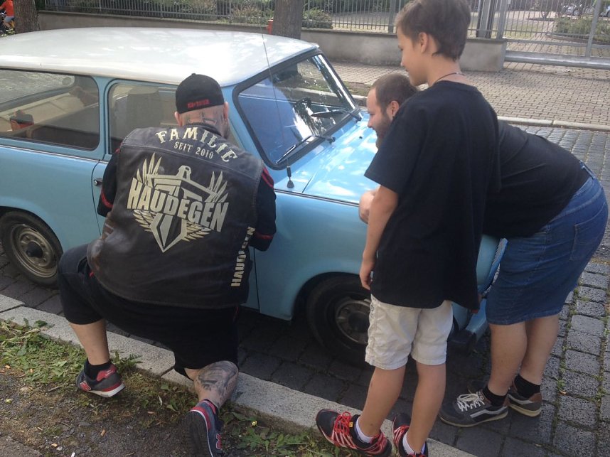 Privat-Party mit Haudegen