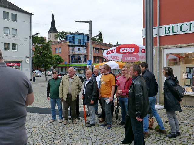 Wahlkampf zwischen Obst und Gem&uuml;se