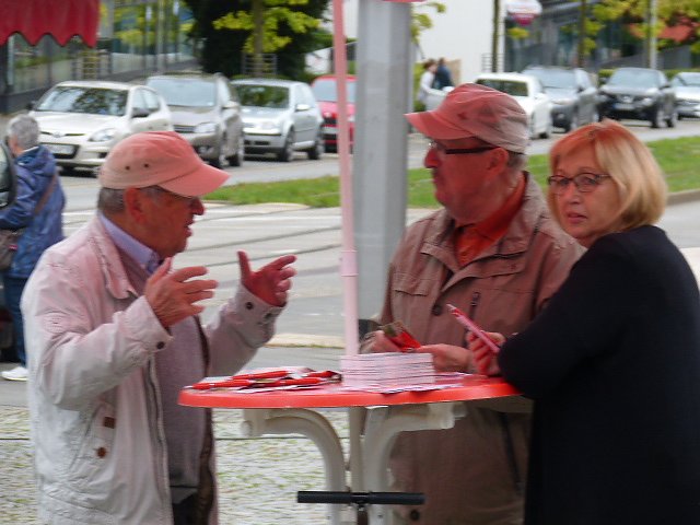 Wahlkampf zwischen Obst und Gem&uuml;se