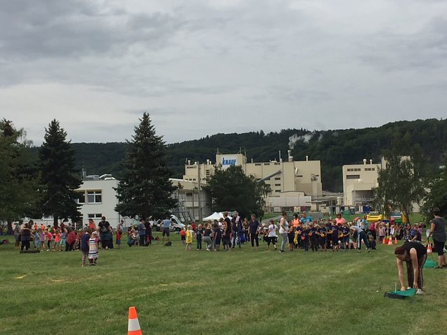 Gro&szlig;er Sport- und Spieltag bei der Firma Knauf in Rottleberode