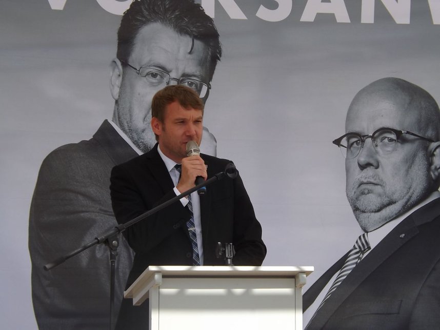 AfD-Wahlkampf in Sondershausen