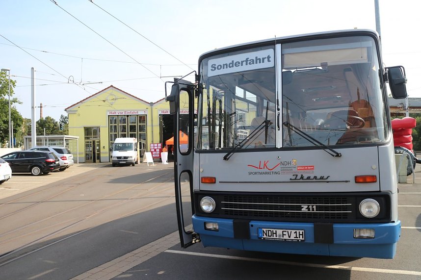 Tag der offenen T&uuml;r im Stra&szlig;enbahndepot