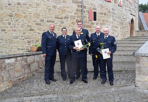 Bef&ouml;rderung bei der Nordth&uuml;ringer Polizei: Inspektionsdienst Nordhausen