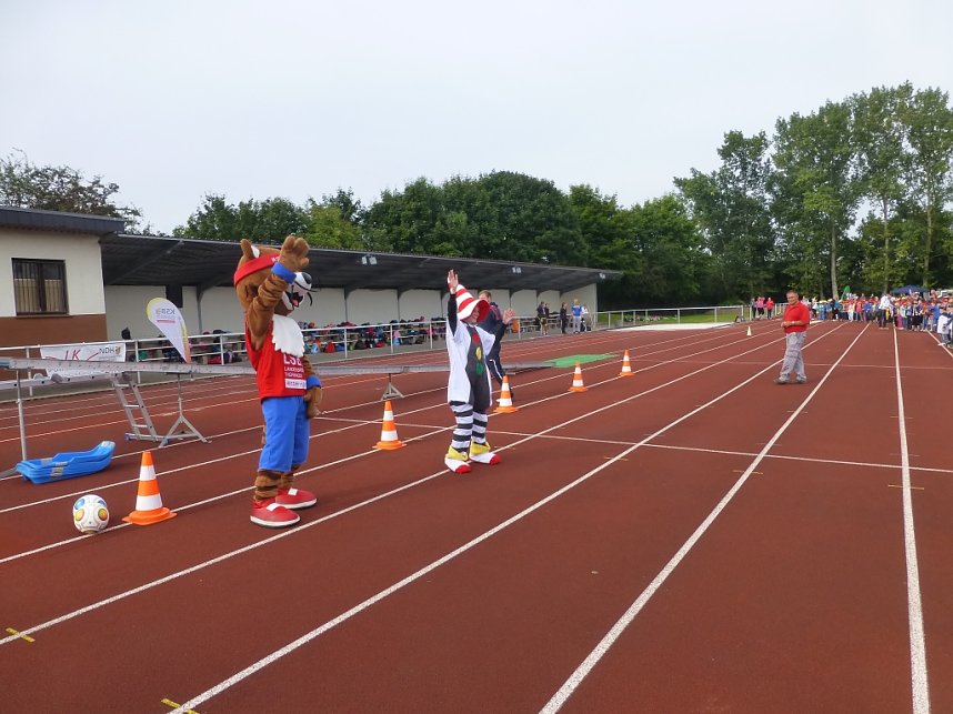 Schulanfangsaktionstag auf dem Hohekreuz-Sportplatz