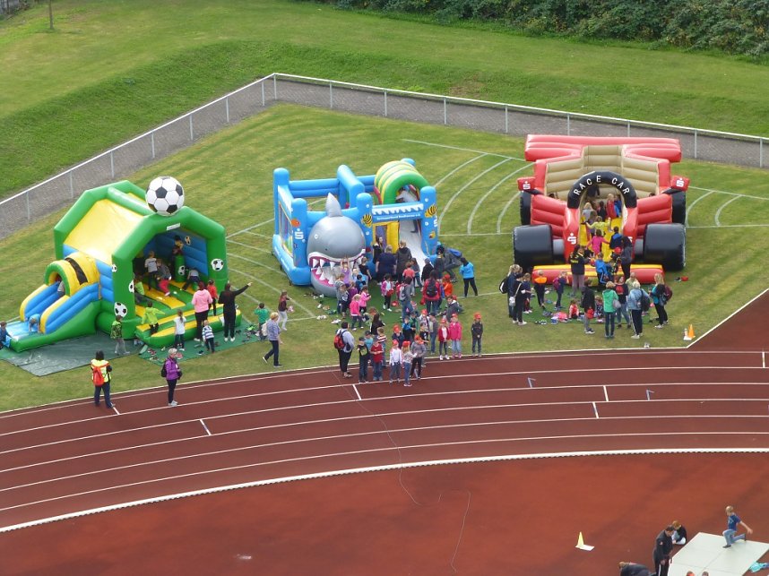 Schulanfangsaktionstag auf dem Hohekreuz-Sportplatz