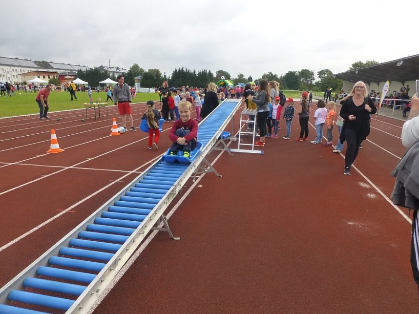 Schulanfangsaktionstag auf dem Hohekreuz-Sportplatz
