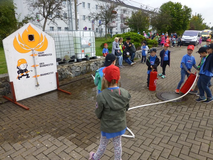 Schulanfangsaktionstag auf dem Hohekreuz-Sportplatz