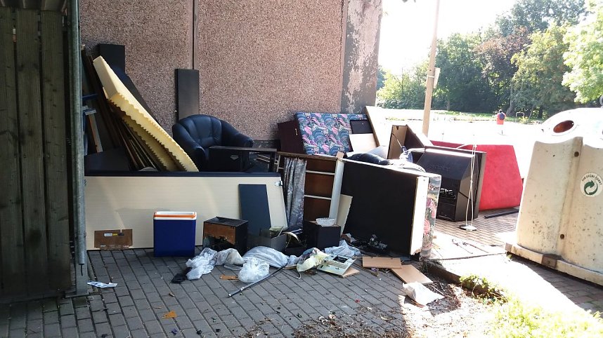 Bilder von der Halleschen Stra&szlig;e