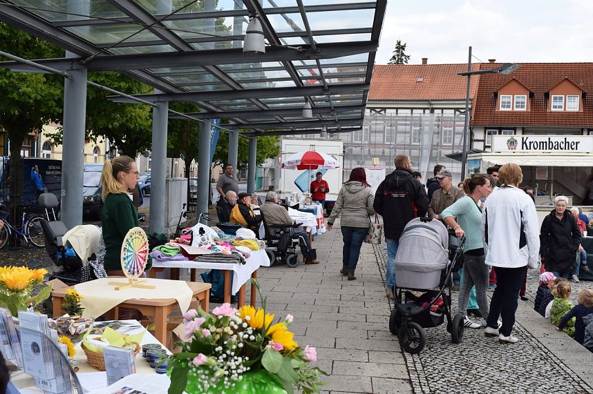 Jubil&auml;umsmarkt in Ellrich mit Seniorenwerk Asternhof