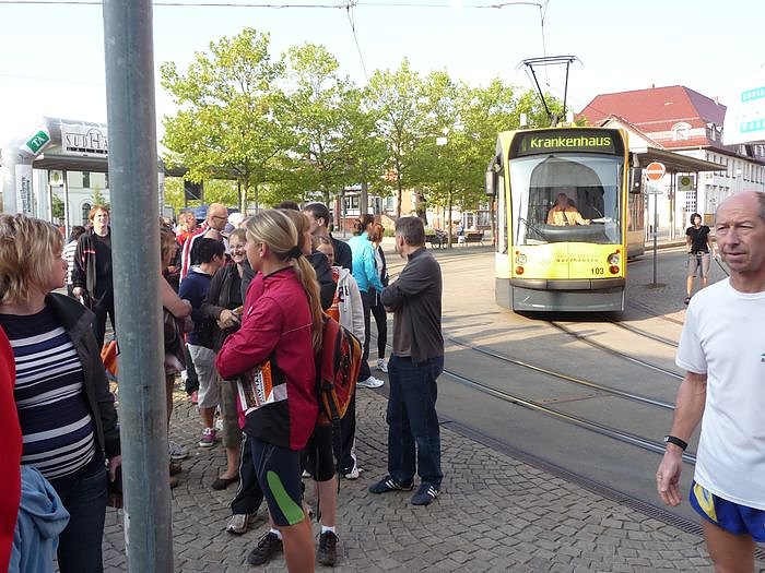 Mitten durch die Stadt