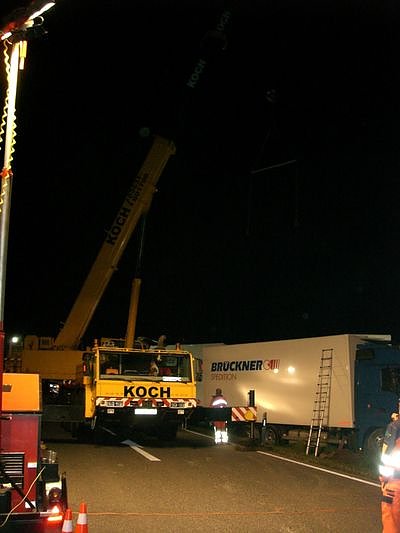 Crash auf der Bundesstra&szlig;e