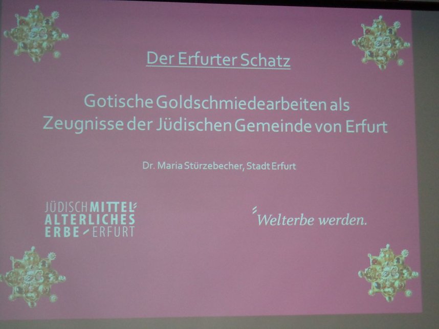 Spannendes &uuml;ber den j&uuml;dischen Schatz von Erfurt