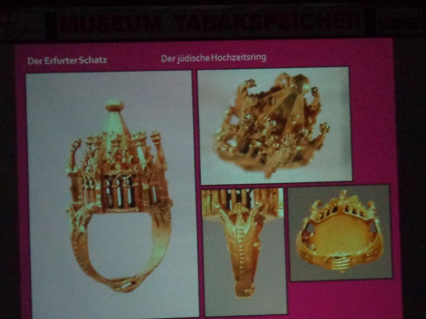 Spannendes &uuml;ber den j&uuml;dischen Schatz von Erfurt