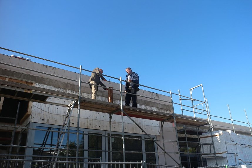 Richtfest f&uuml;r Bleicherodes neuen Kindergarten