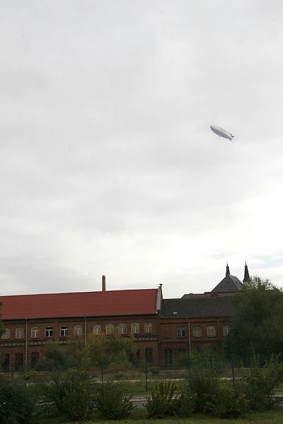 Luftschiff &uuml;ber Nordhausen