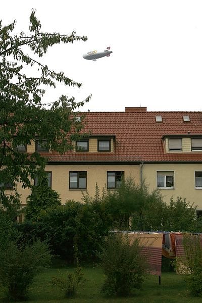 Luftschiff &uuml;ber Nordhausen