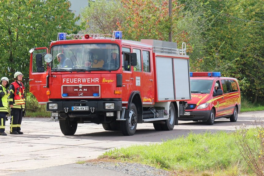 Feuerwehren der Gemeinde Werther probten Ernstfall