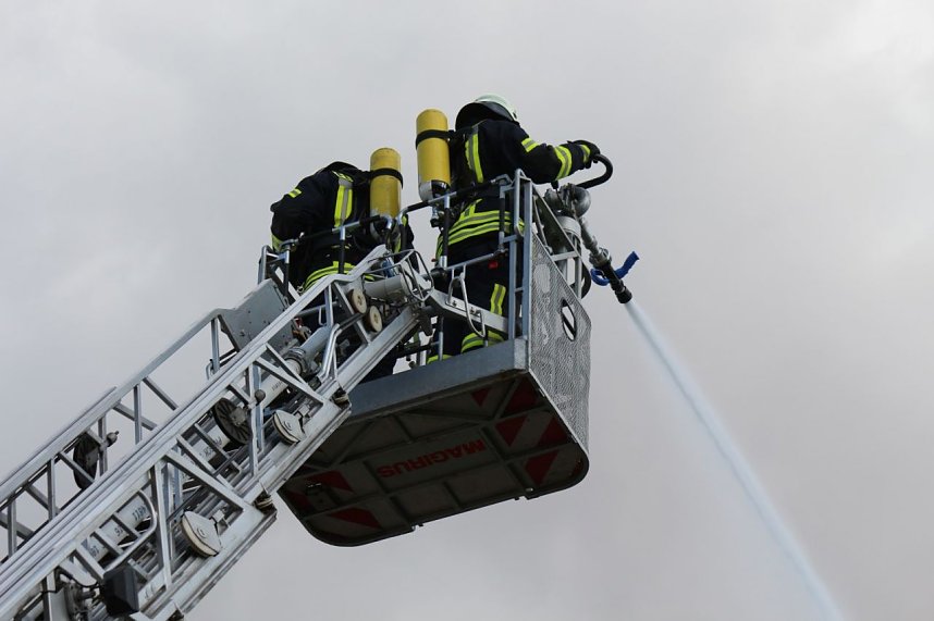 Feuerwehren der Gemeinde Werther probten Ernstfall