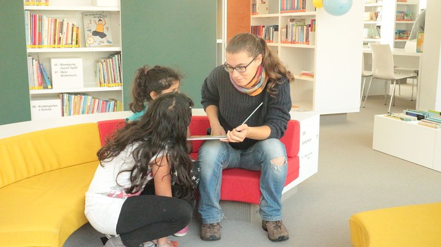 Spurensicherung in der Stadtbibliothek