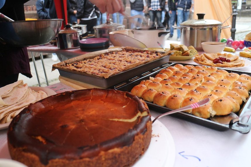 Essen der Kulturen in der Kurzen Meile