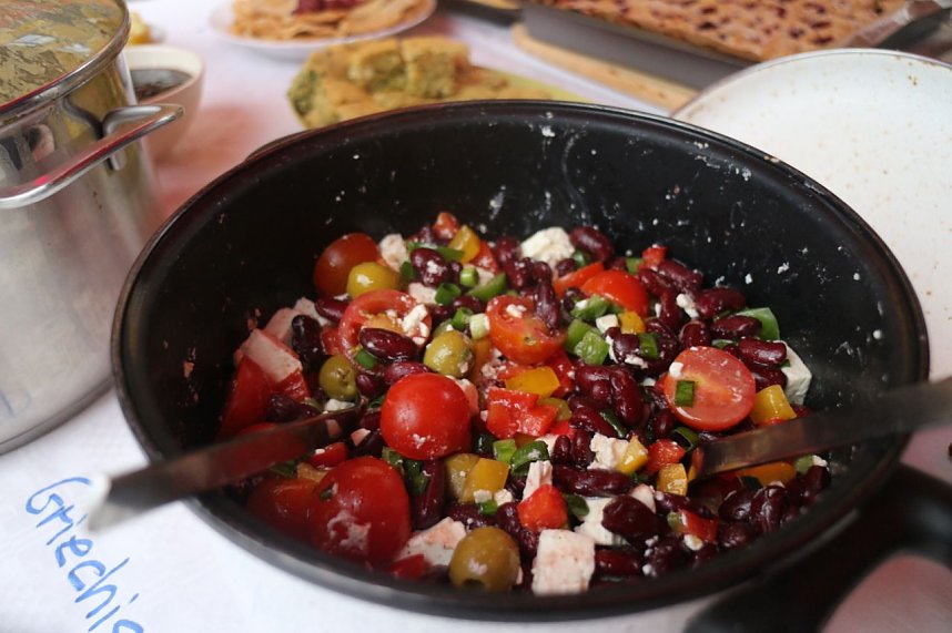 Essen der Kulturen in der Kurzen Meile