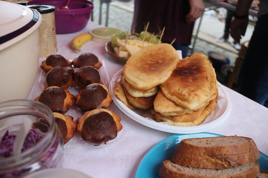 Essen der Kulturen in der Kurzen Meile