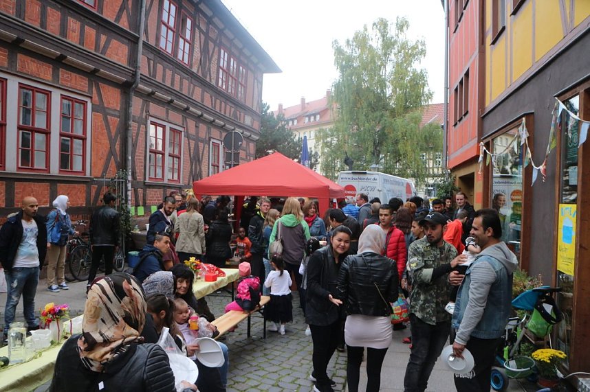 Essen der Kulturen in der Kurzen Meile