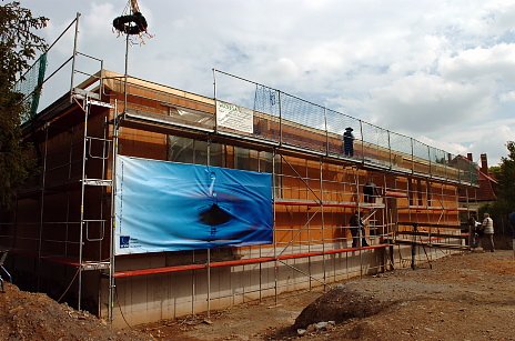 Richtfest der neuen Filterhalle