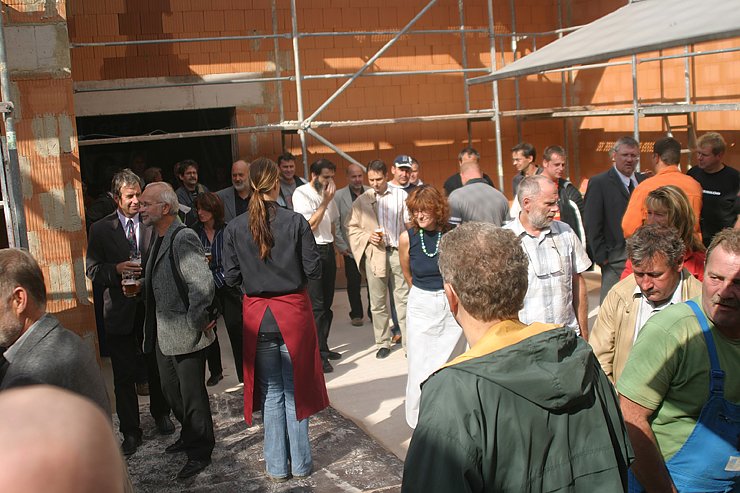 Richtfest der neuen Filterhalle