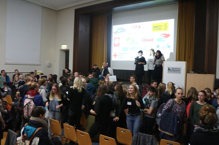 Spuren hinterlassen - mit fast 200 Studierenden war der Andrang so gro&szlig; wie noch nie