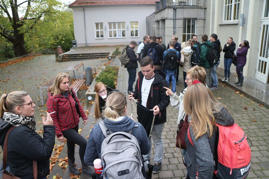 Spuren hinterlassen - mit fast 200 Studierenden war der Andrang so gro&szlig; wie noch nie