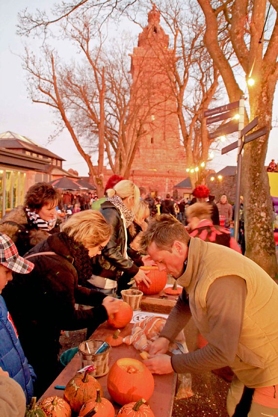 Halloweenspektakel am Kyffh&auml;user 2017