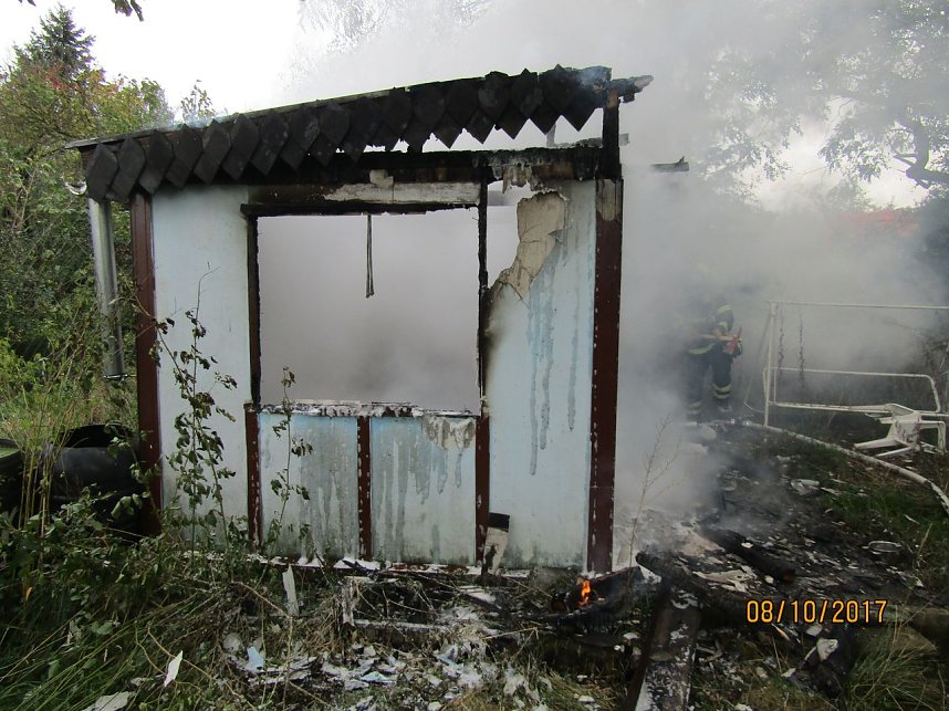 Gartenlaube brannte nieder