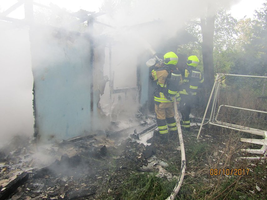 Gartenlaube brannte nieder