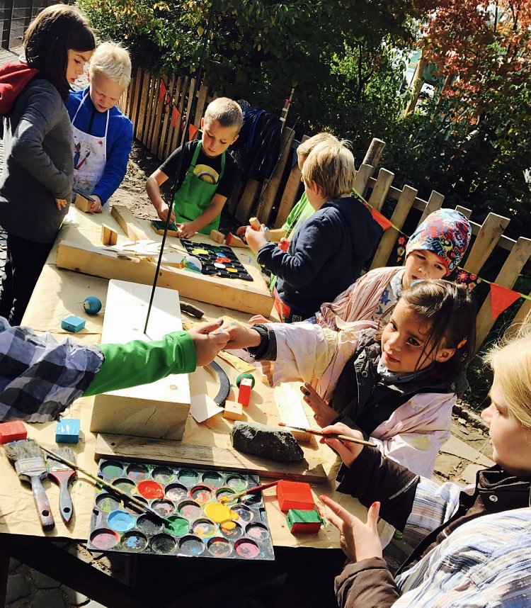 Schnuppern in der evangelischen Grundschule