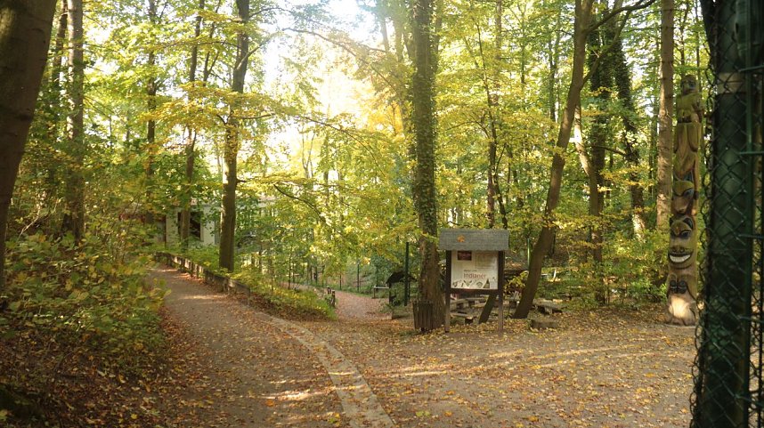 Goldener Herbst im B&auml;renpark Worbis