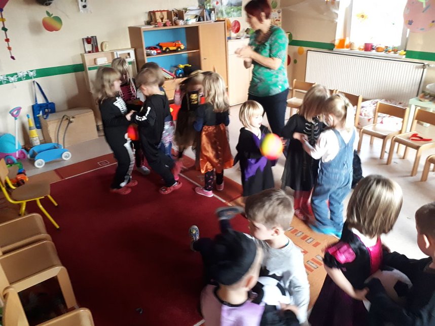 Halloween-Party im Urbacher Kindergarten