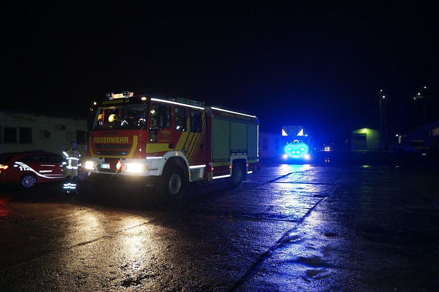 Gro&szlig;&uuml;bung der Nordh&auml;user Wehren